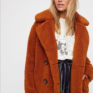FREE PEOPLE TEDDY BEAR COAT